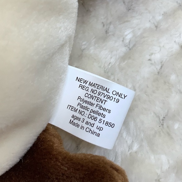 SEARS Vintage 2003 Plush Baxter the Dog Stuffed Animal Toy Santa Hat and Scarf - Picture 9 of 12